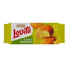 Печиво здобне з лимоном Blondie brownie Lovita Roshen м/у 152г