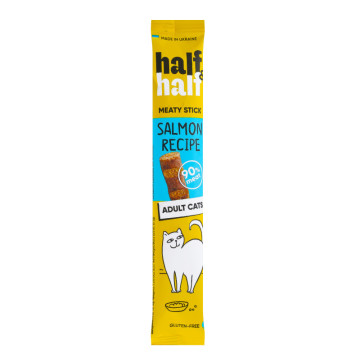Ласощі для дорослих котів з лососем Meaty stick Half&Half м/у 5г