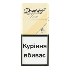 Сигарети з фільтром Davidoff Gold Slims 20шт