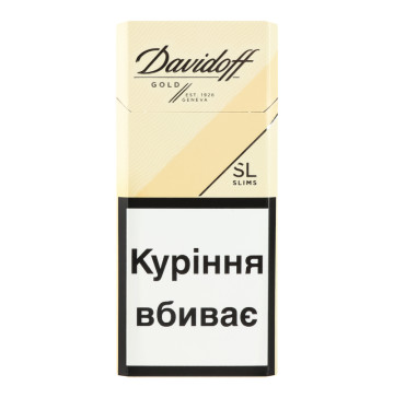 Сигарети з фільтром Davidoff Gold Slims 20шт