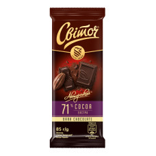 Шоколад 71% екстра чорний Авторський Світоч м/у 85г Шоколад 71% екстра чорний Авторський Світоч м/у 85г
