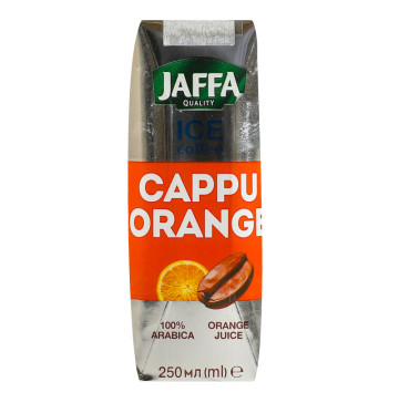 Напій кавовий з апельсиновим соком ультрапастеризований Капуоранж Ice coffee Jaffa т/п 250мл