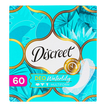 Прокладки ежедневные Водяная лилия Discreet 60шт