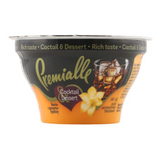 Десерт 9% кисломолочний з наповнювачем Ваніль з ароматом бурбону Сocktail Dessert Premialle ст 140г Десерт 9% кисломолочний з наповнювачем Ваніль з ароматом бурбону Сocktail Dessert Premialle ст 140г