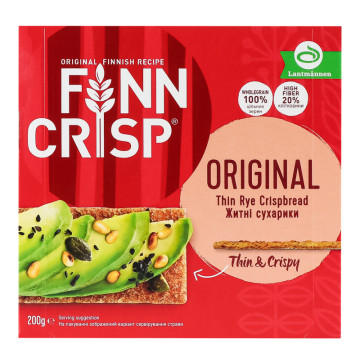 Сухарики житні Original Finn Crisp к/у 200г