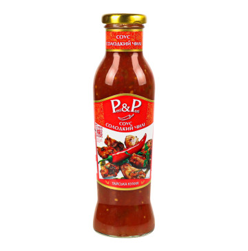 Соус пастеризований Солодкий чилі Peri-Peri с/пл 320г