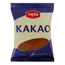 Какао-порошок 10-12% зі зниженим вмістом жиру Мрія м/у 80г Какао-порошок 10-12% зі зниженим вмістом жиру Мрія м/у 80г