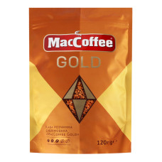 Кава розчинна сублімована Gold MacCoffee д/п 120г