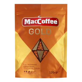 Кава розчинна сублімована MacCoffee Gold д/п 120г