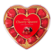 Цукерки шоколадні із заспиртованою вишнею Cherry Queen Roshen п/у 122г