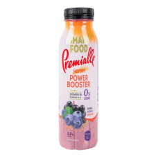 Йогурт 1.3% з підсолоджувачем та вітамінами Бузина-лохина-амарант Power booster Smart Food Premialle п/пл 290г