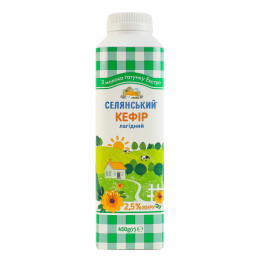 Кефір 2.5% Селянський т/п 450г