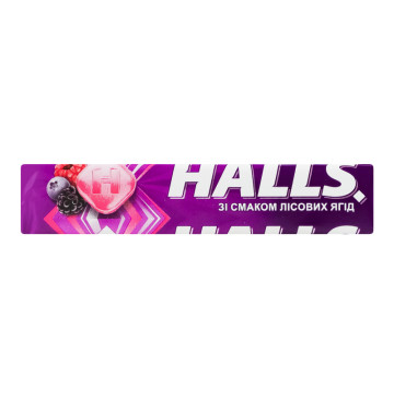 Карамель льодяникова зі смаком лісових ягід Halls м/у 25.2г
