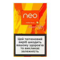 Виріб тютюновмісний для електричного нагрівання з фільтром Neo Demi Amber Boost 20шт