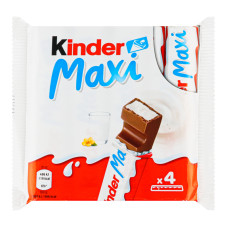 Шоколад молочний з молочною начинкою Maxi Kinder м/у 84г