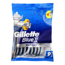 Станки для гоління одноразові Maximum Blue II Gillette 8шт