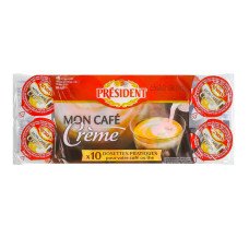 Вершки 10% стерилізовані для кави Mon Cafe President м/у 10х10г