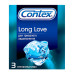 Презервативи латексні з силіконовою змазкою Long Love Contex 3шт