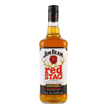 Лікер міцний Jim Beam Red Stag Black Cherry 32.5% с/пл 700мл