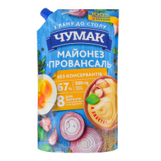 Майонез 67% Провансаль Чумак д/п 500г