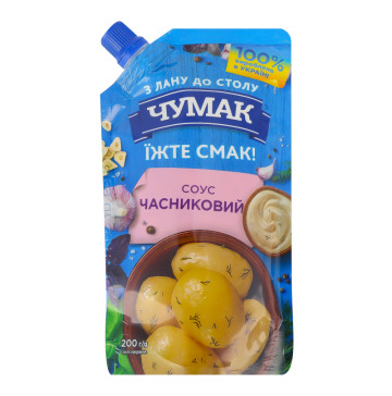 Соус Часниковий Чумак д/п 200г
