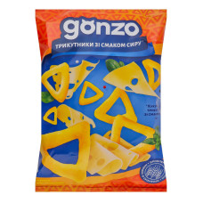 Трикутники кукурудзяні зі смаком сиру Gonzo м/у 40г