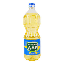 Олія соняшникова рафінована Щедрий дар п/пл 0.85л