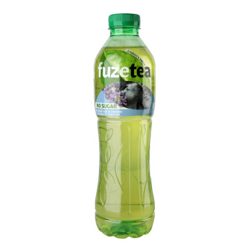Чай холодний зелений зі смаком лохини та лаванди No sugar Fuzetea п/пл 1л