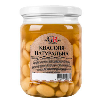Квасоля натуральна Grand Ragu с/б 460г Квасоля натуральна Grand Ragu с/б 460г