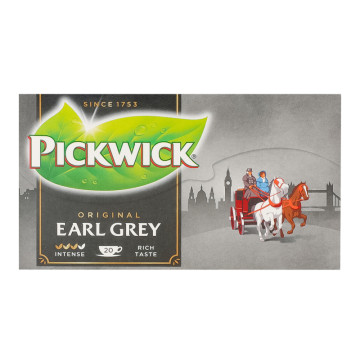 Чай чорний з ароматом бергамоту Earl Grey Original Pickwick к/у 20х2г