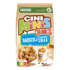 Сніданок сухий з вітамінами та залізом Churros Cini Minis м/у 210г Сніданок сухий з вітамінами та залізом Churros Cini Minis м/у 210г