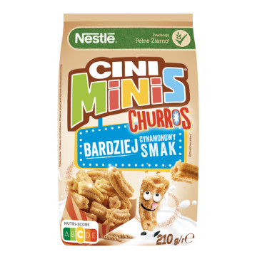 Сніданок сухий з вітамінами та залізом Churros Cini Minis м/у 210г