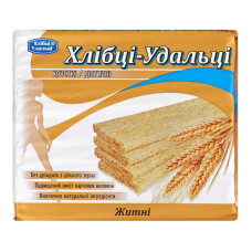 Хлібці хрусткі дієтичні Житні Хлібці-Удальці м/у 100г