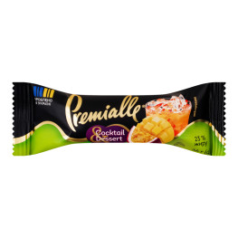 Сирок глазурований 23% Манго-маракуйя з ароматом білого рому Cocktail&Dessert Premialle м/у 36г
