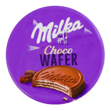 Вафлі з начинкою з какао вкриті молочним шоколадом Choco wafer Milka м/у 30г