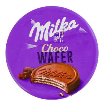 Вафлі з начинкою з какао вкриті молочним шоколадом Choco wafer Milka м/у 30г