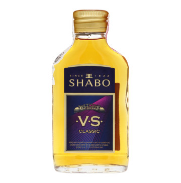 Бренді 0.1л 40% виноградний VS Y.P Classic Shabo пл