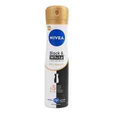 Антиперспірант Silky smooth Black&White Invisible Nivea 150мл