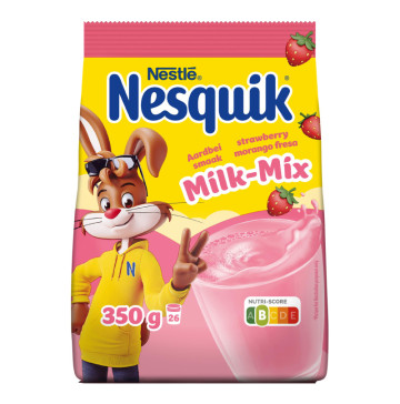 Суміш суха для приготування напою зі смаком полуниці Milk-Mix Nesquik м/у 350г