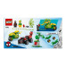 Конструктор для дітей від 4 років №11198 Spin and electro dinosaur vehicle chase Marvel Lego 124ел
