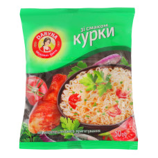 Вермішель швидкого приготування зі смаком курки Daryna м/у 50г