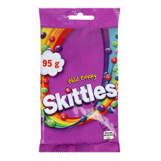 Драже жувальні в різнокольоровій цукровій оболонці Wild Berry Skittles м/у 95г