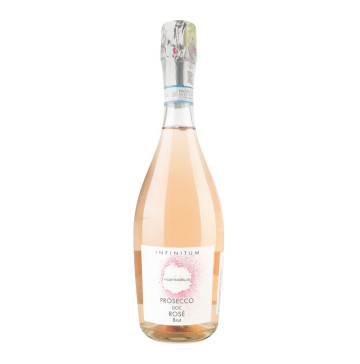 Вино ігристе 0.75л 11% рожеве сухе DOC Просекко Infinitum пл