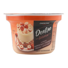 Десерт 5% кисломолочний зі смаком карамельно-горіхового праліне з шоколадом Selection Деліссімо ст 180г