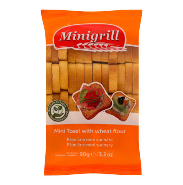Тости пшеничні Minigrill Diatosta м/у 90г