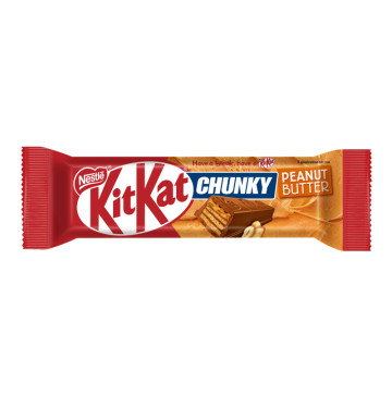 Вафлі з арахісовою пастою в молочному шоколаді Peanut butter Chunky Kit Kat м/у 42г