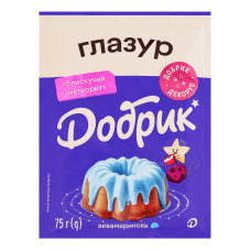 Глазур перламутрова аквамаринова Блискучий метеорит Добрик м/у 75г