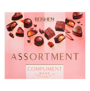 КОРОБОЧНЫЕ КОНФЕТЫ Roshen Compliment ВКФ 145г /8шт