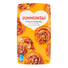 Борошно пшеничне Sunnuntai м/у 1кг