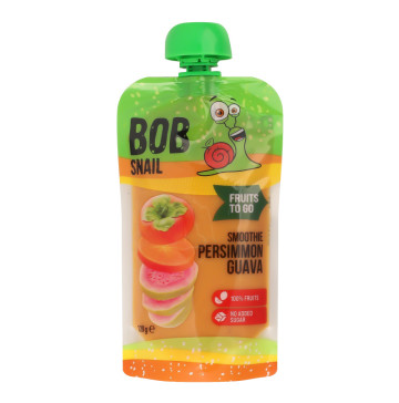 Пюре фруктове Persimmon-guava Smoothie Bob Snail д/п 120г